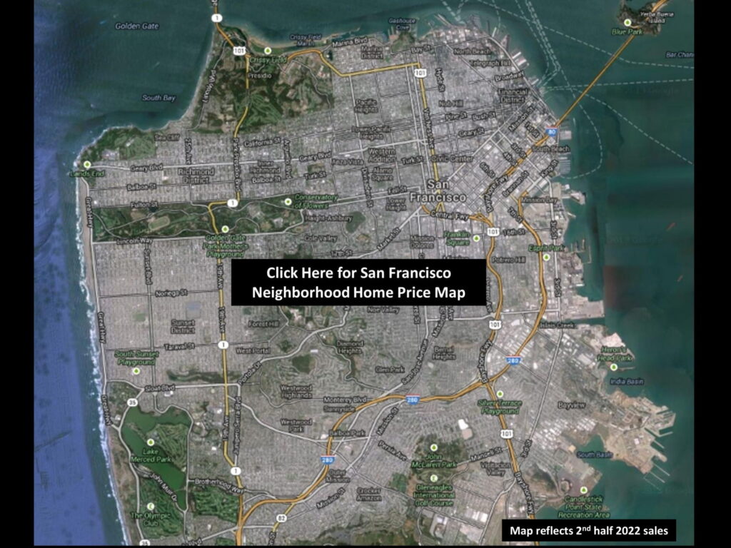 San Francisco Neighborhood Price Map