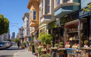 San Francisco Shopping Street