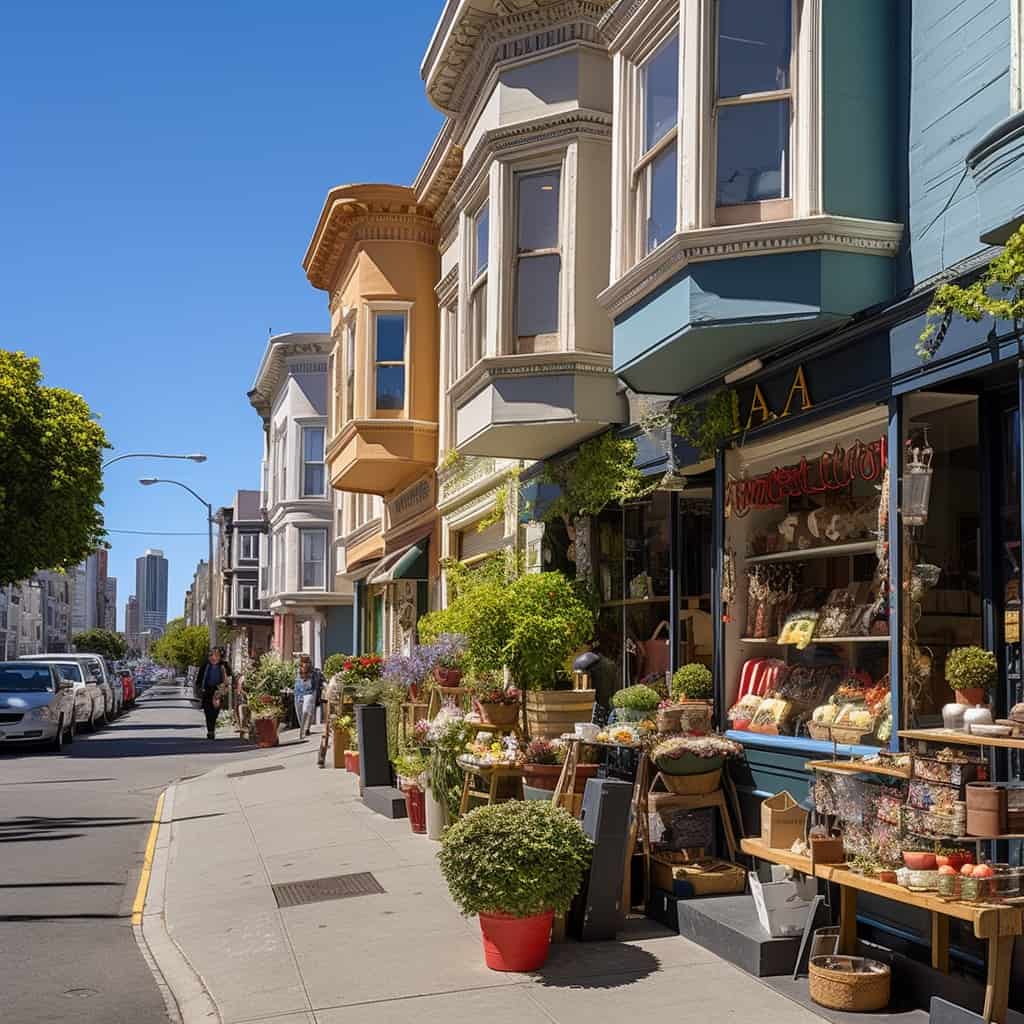 San Francisco Shopping Street