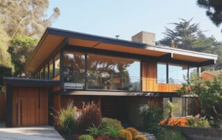 mid century modern single family home in San Francisco, DSLR, 50m